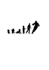 evolution homme sport rugby