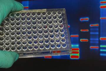 In the biological laboratory.