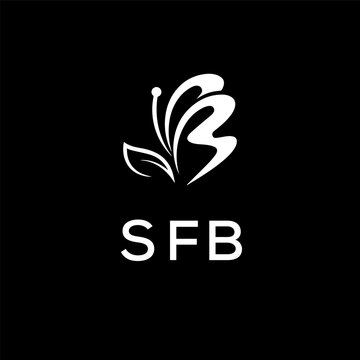 SFB creative minimalist letter logo.