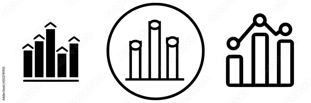 Poster graphical representations of data showing trends and comparisons in statistics