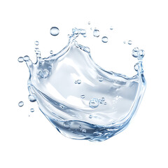Transparent Gel Serum with Bubbles isolated on transparent background