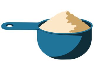 Utensil scoop icon vector illustration