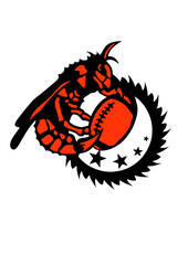 rugby foot americain frelon logo guepe club abeille 