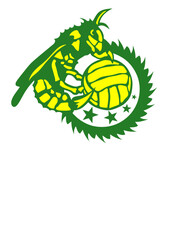 volley waterpolo frelon logo guepe club abeille 