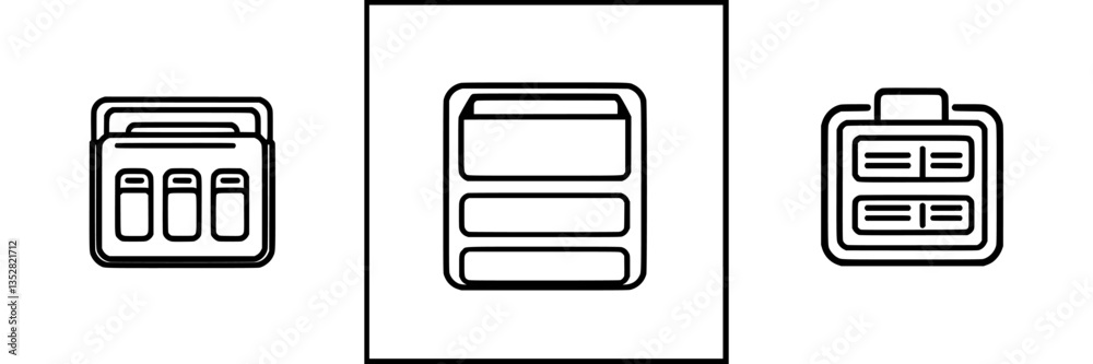 Poster different styles of user interface buttons designed for seamless interaction in web applications