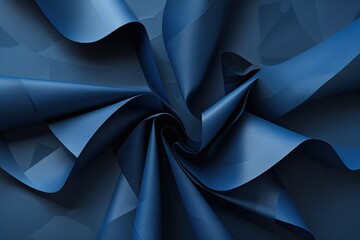 Elegant Dark Blue Abstract Paper Flyer Background Design
