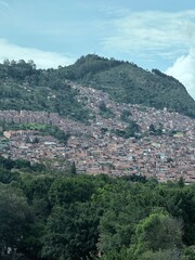 view from the top of the Hill of medellin city