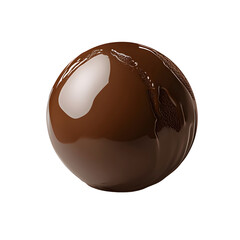 Rich chocolate ice cream scoop against a black backdrop. Decadent dessert with a smooth texture and intense flavor.