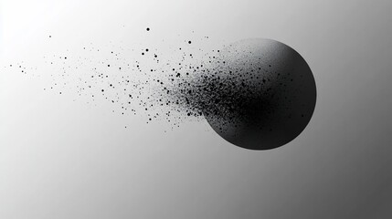 Abstract Sphere Disintegration: Monochromatic Particle Dispersion