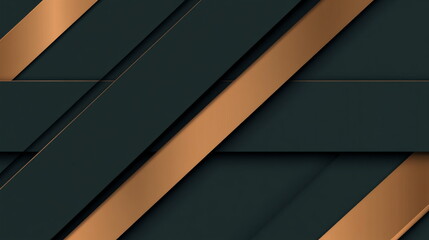 Fototapeta premium Green abstract lines on background