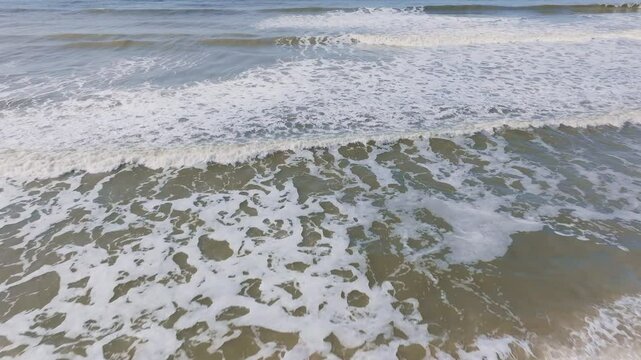 Ocean Waves Aerial View