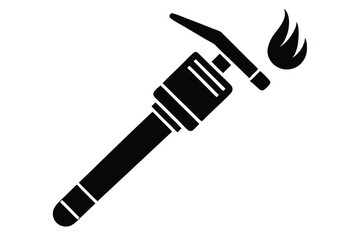 welding torch vector icon.eps