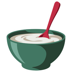 Infant porridge icon vector
