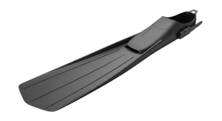 Isolated Dive Fin Equipment for Swimming and Snorkeling on Transparent Background