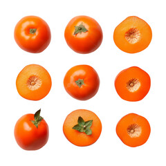 Fototapeta premium Isolated Tomatoes on Transparent Background for Culinary Use