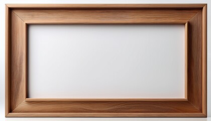 Fototapeta premium wooden photo frame