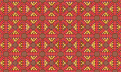 Seamless Abstract Geometric Pattern – Modern Decorative Textile Design