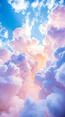 Cloudscape, Sky, Pastel Hues