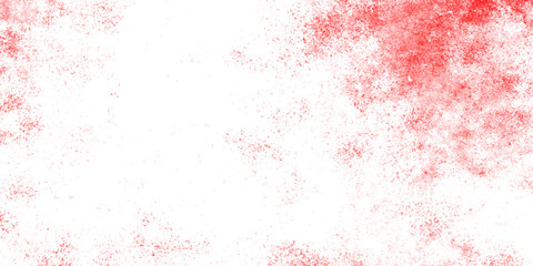 Abstract Grunge background. Red paint splatted on white background. Rough Grunge gray texture. Colors glitter decoration on white background