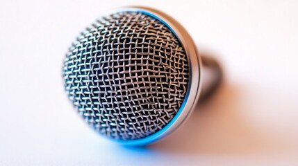 Closeup Microphone.