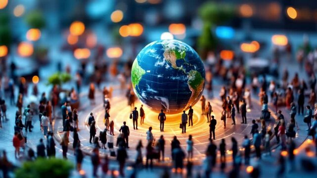 Global Community: Miniature World Encircling Humanity
