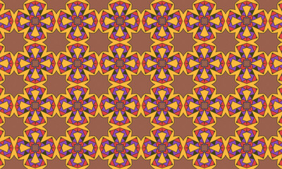 Seamless Abstract Geometric Pattern – Modern Decorative Textile Design