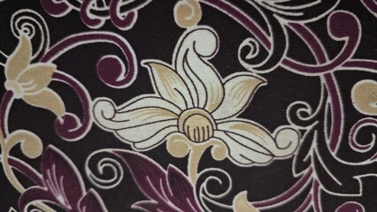 Batik Fabric Texture – High-Resolution Floral Textile Design for Cultural Backgrounds, Craft Projects, Wallpapers, Home Decor, and Digital Art