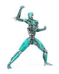 apocalypse cyborg is ready for war action like a comic hero