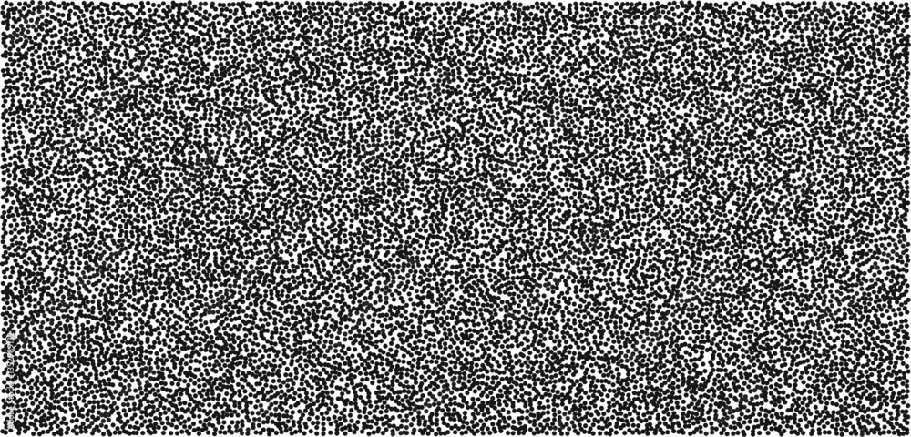 Poster Abstract vector stipple sand effect background pattern. Random dots, irregular, pointillism, noise, texture. 