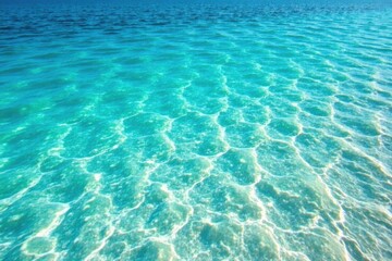 Obraz premium Crystal clear water surface with circular waves gently lapping against the shore , liquid, beach