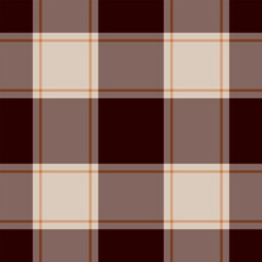 Elegant brown and beige plaid pattern.  Perfect for textile design, website backgrounds, or autumnal themed projects.