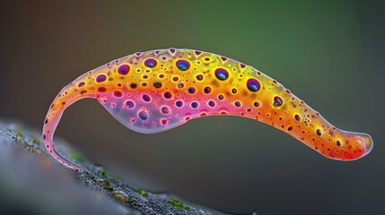 Paramecium caudatum is a unique singlecelled organism known for its cilia and fascinating movement under the microscope.