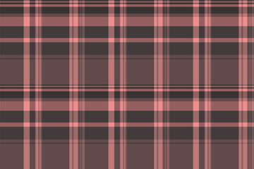 Cool tartan check fabric, premium background pattern textile. Rag texture vector plaid seamless in red and pastel colors.