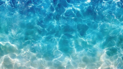 Obraz premium Azure water surface texture