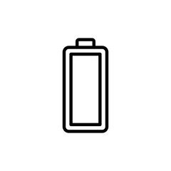 Battery icon logo design. battery Charging sign. battery charge level