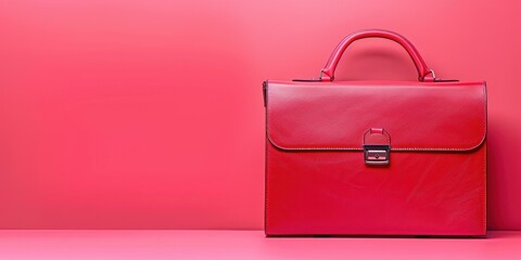 A sleek, modern design showcases a briefcase against a clean backdrop, ideal for a commercial ad campaign.