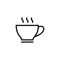 coffee cup icon logo design. cup a coffee sign and symbol