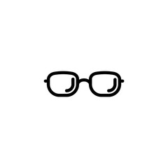 Fototapeta premium Glasses icon logo design. Glasses sign and symbol
