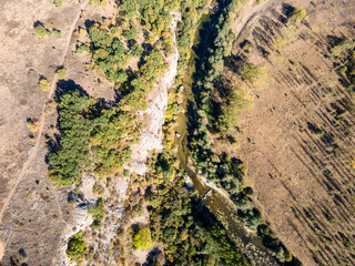 Vit river, passing near village of Aglen,  Bulgaria