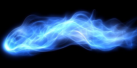 Abstract Blue Energy Flow.