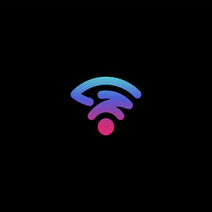 Innovative C & Z Logo: Wi-Fi Symbol Meets Typography