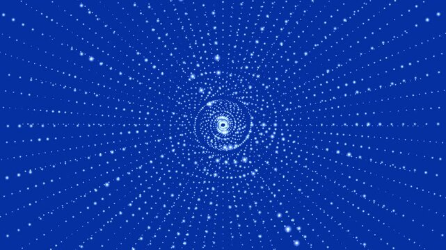 Blue Technology background, particle lights