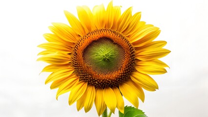 Obraz premium sunflower on a green background