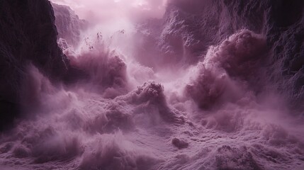 Epic Flood Fantasy Landscape.