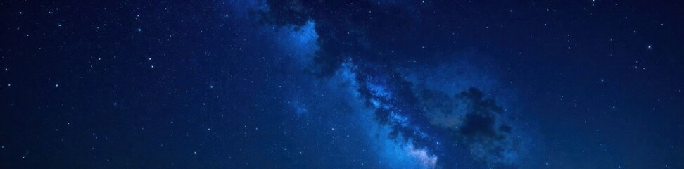 Obraz premium starry night sky with twinkling stars on dark background, darkness, universe