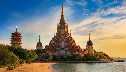 Naklejka premium wat phra kaew bangkok thailand