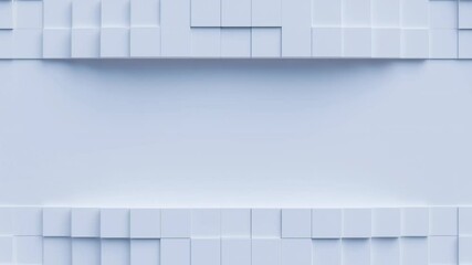 abstract animated cubes background video, 4k seamless loop, 3d shapes backdrop wallpaper, copy space - Powered by Adobe