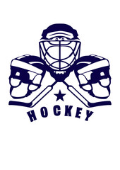 logo casque hockey glace sport club