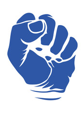 poing rageur main argneux victoire revolution