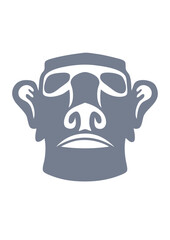 statue tete grande oreille